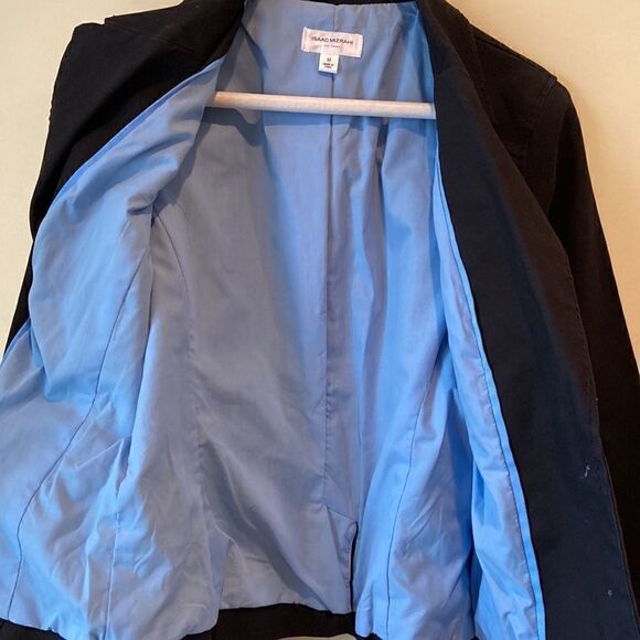 Isaac Mizrahi Blue Blazer Size Medium - Picture 5 of 6